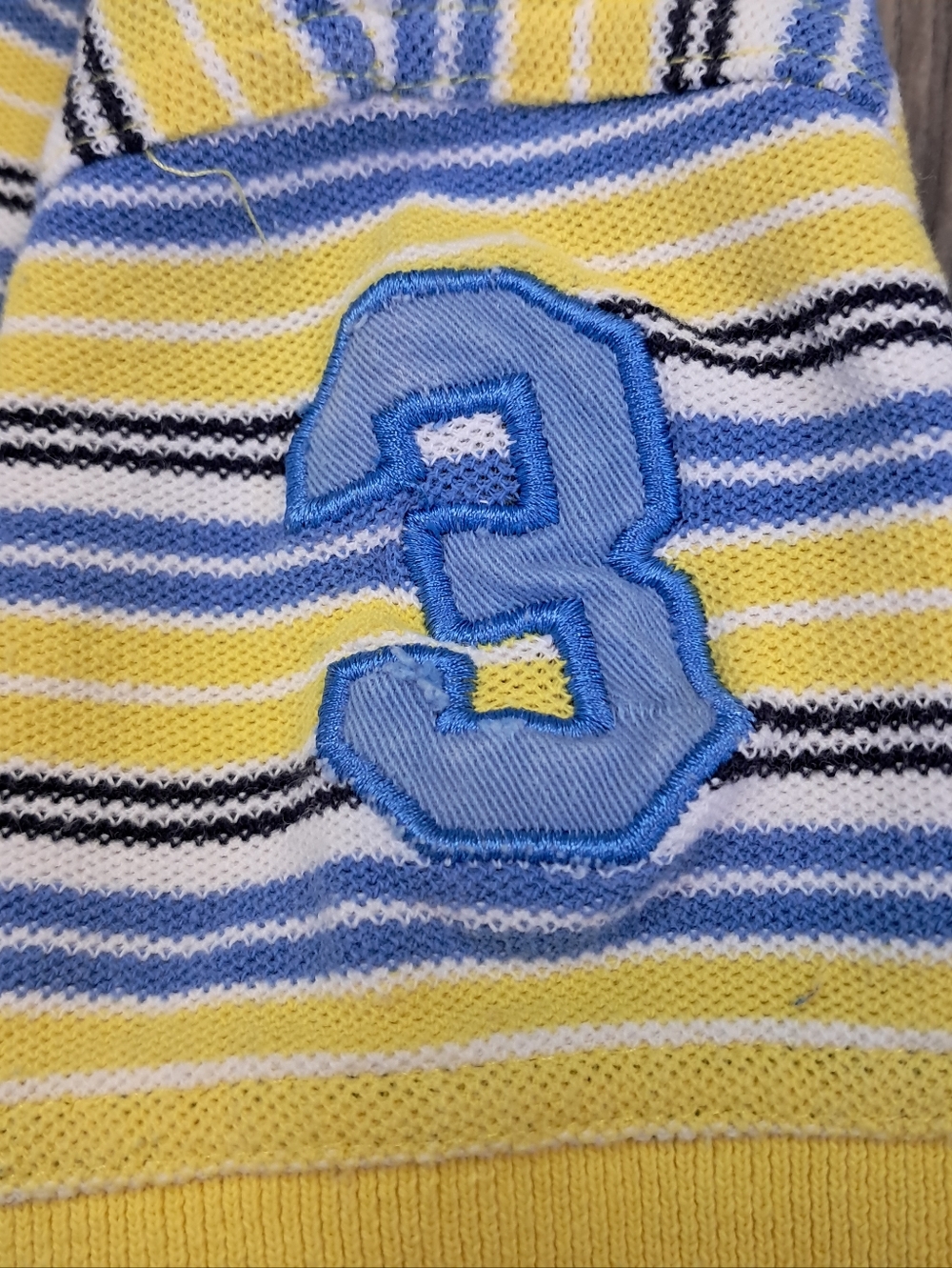 US Polo Assn Toddler Boys Casual Polo Shirt Size 3T Yellow & Blue - Picture 6 of 6